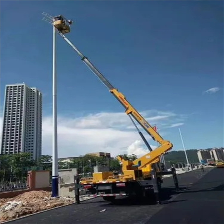 万泉镇维修路灯的曲臂升降车出租